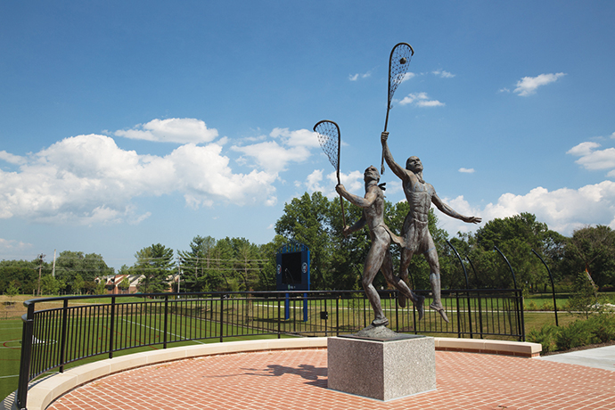 US Lacrosse Statue