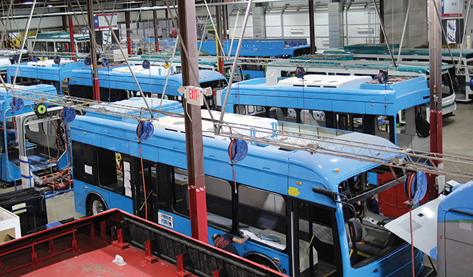 Electric Bus Production