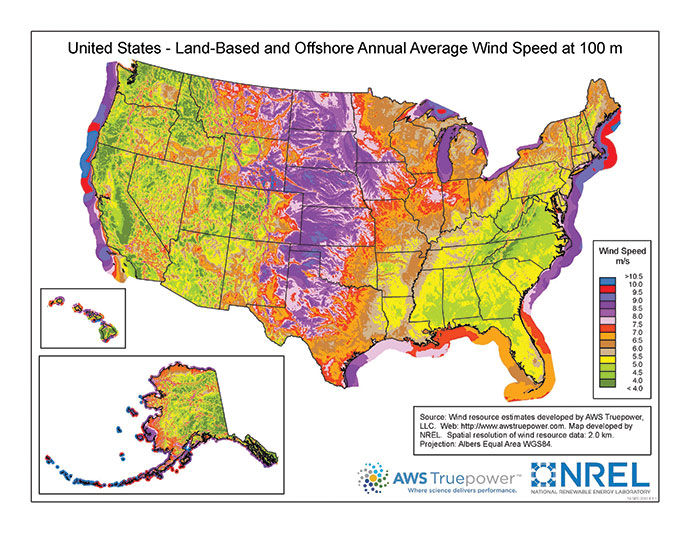 Windspeed Map