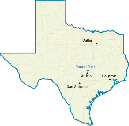 Round Rock Map