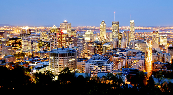 MontrealNightSkyline