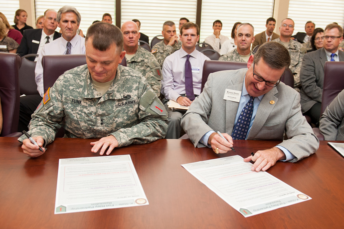 Fort Riley KState Signing