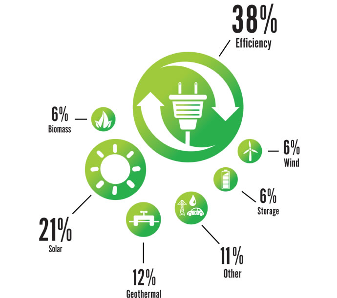 NC Clean Energy Firms by Sector