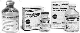 Herceptin (left) and Rituxan