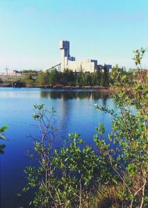 Inco's mining operation in Thompson, Manitoba