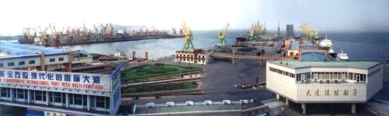 Dalian's container port