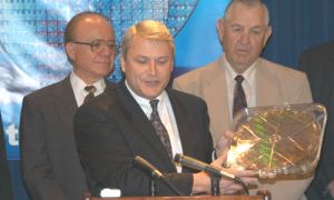 Intel Senior Vice President (at microphone)