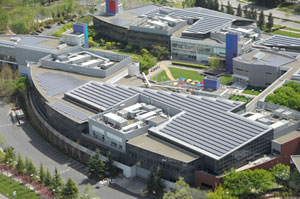 Google headquarters in Mountain View