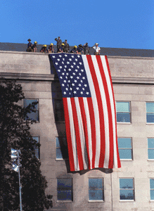 U.S. flag at Pentagon